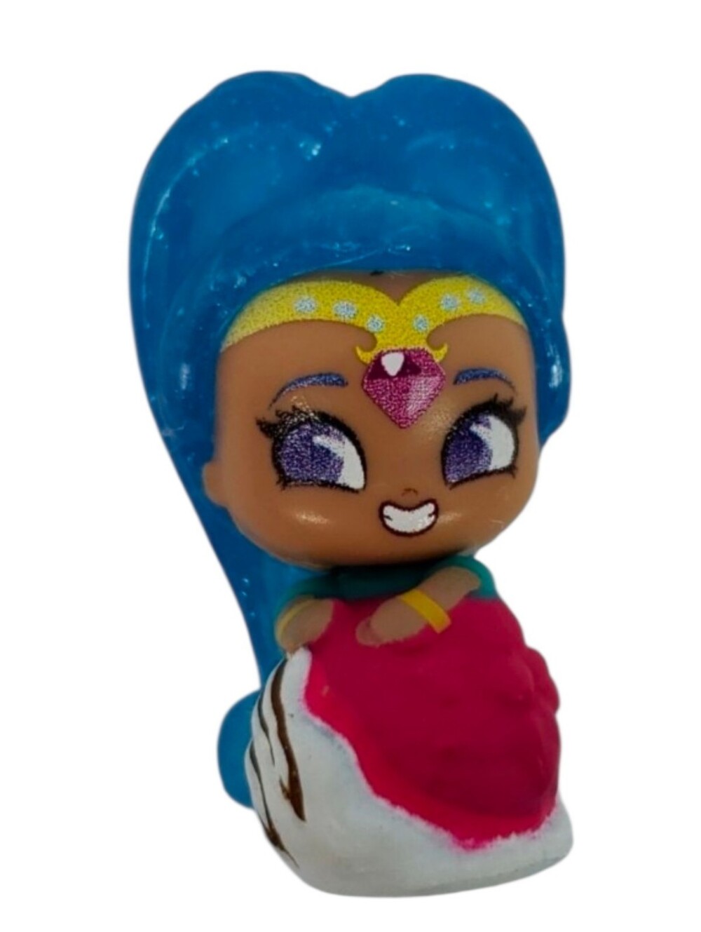 Fisher Price Shimmer & Shine Teeny Genies Shine Mini Figure Blue Hair Doll Toy